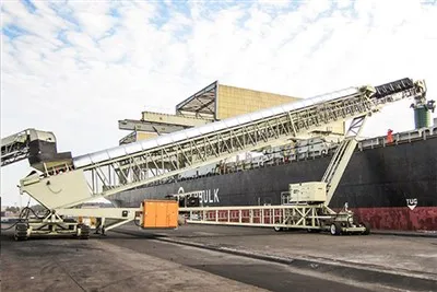 Teleskopisk skibslæsser